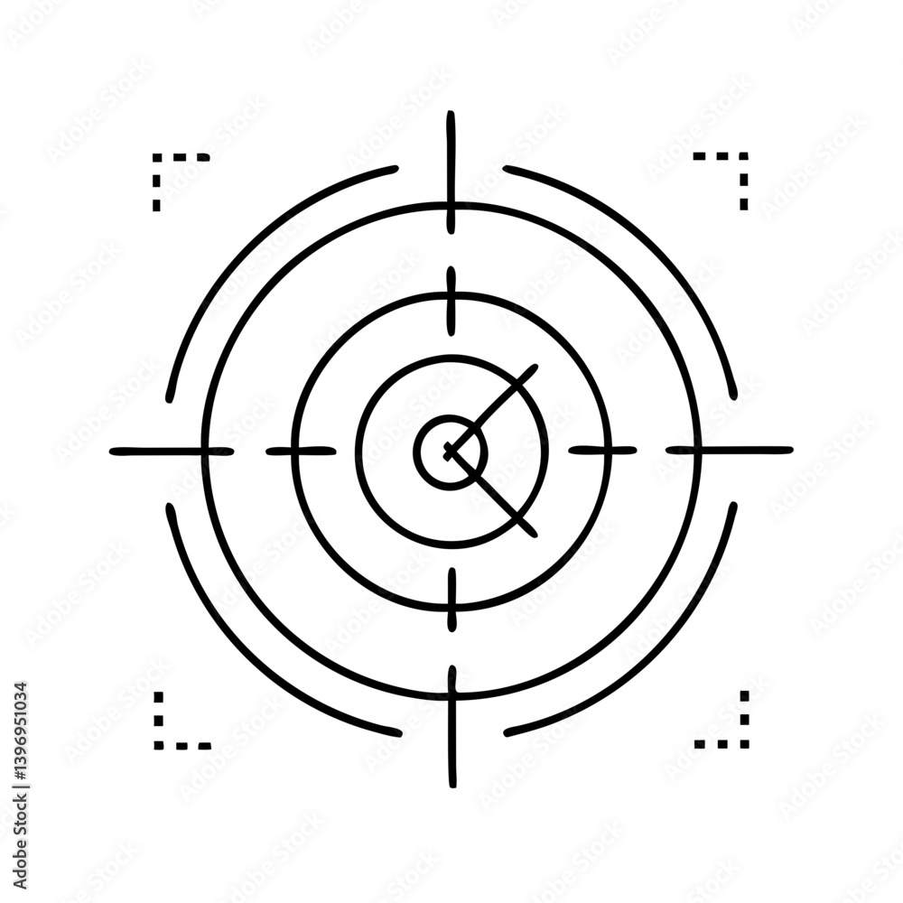 target icon, target line art - simple line art of target, perfect for target logos and icons target icon, target line art - simple line art of target, perfect for target logos and icons