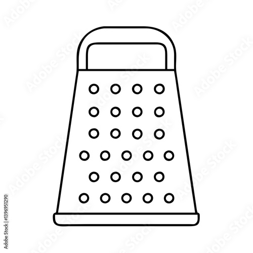 grater icon, grater vector illustration-simple illustration of grater, perfect for grater logos and icons