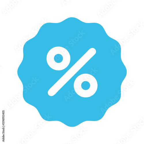 Discount Percentage Icon Vector Design