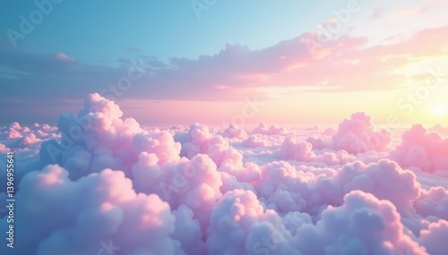 Subtle gradient sky, cloudscape seamless repeat, gradient, background, white