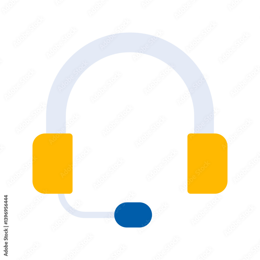 Headphones icon vector image. Suitable for mobile apps, web apps and print media. Headphones icon vector image. Suitable for mobile apps, web apps and print media.
