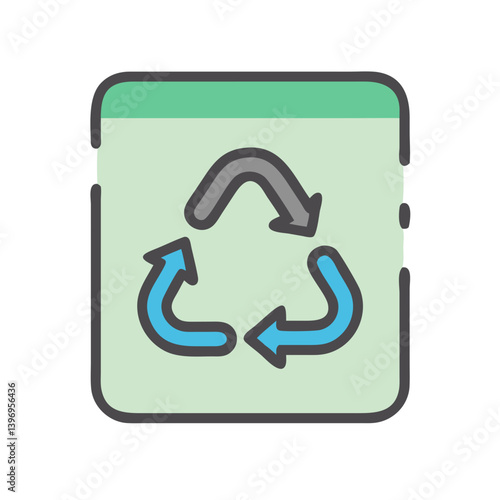 Recycle Icon Vector