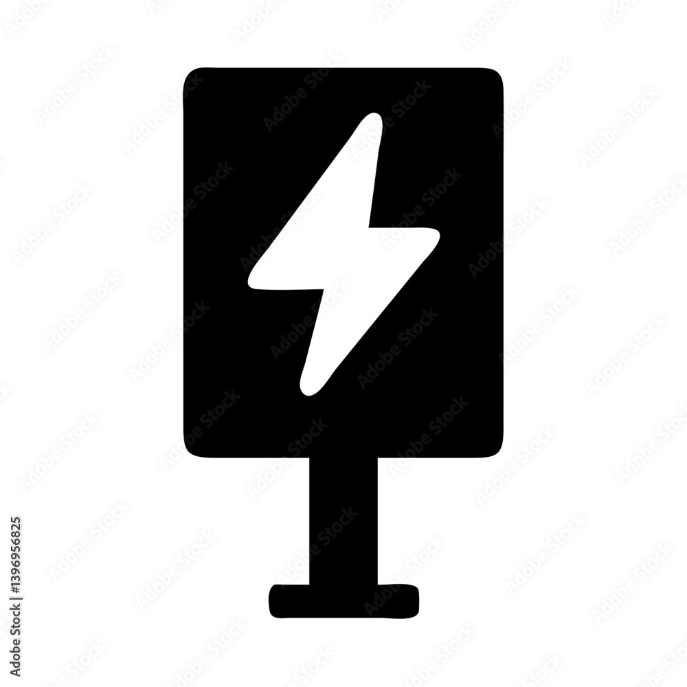 Lightning Bolt Sign Icon Design Lightning Bolt Sign Icon Design