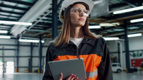 The Worker with Tablet Device