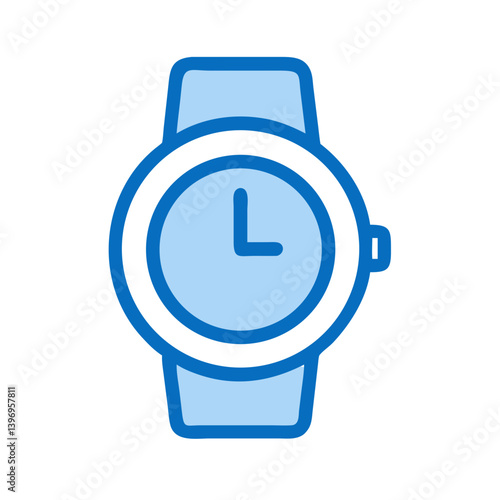 Stylish Watch Icon Vector Illustration