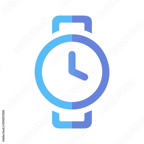 Stylish Watch Icon Vector Illustration