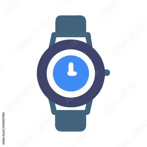 Stylish Watch Icon Vector Illustration