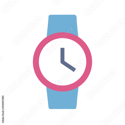 Stylish Watch Icon Vector Illustration