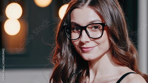 The Woman with Glasses