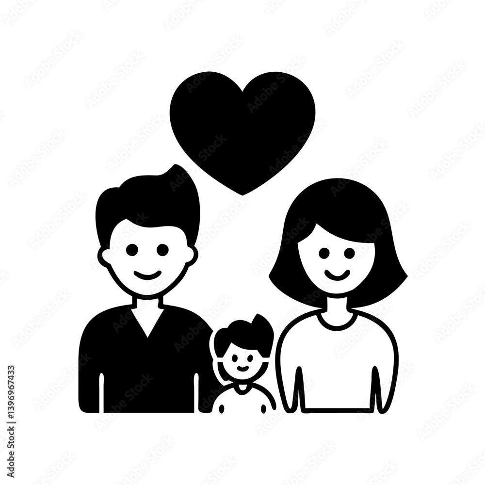 parents with heart icon, parents with heart silhouette vector illustration-simple silhouette illustration of parents with heart, perfect for parents with heart logos and icons parents with heart icon, parents with heart silhouette vector illustration-simple silhouette illustration of parents with heart, perfect for parents with heart logos and icons