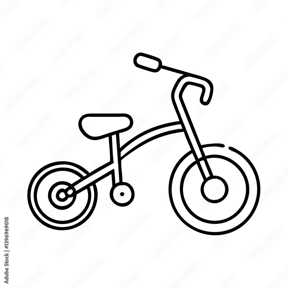 tricycle icon, tricycle line art - simple line art of tricycle, perfect for tricycle logos and icons tricycle icon, tricycle line art - simple line art of tricycle, perfect for tricycle logos and icons