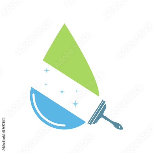 Cleaning service logo design