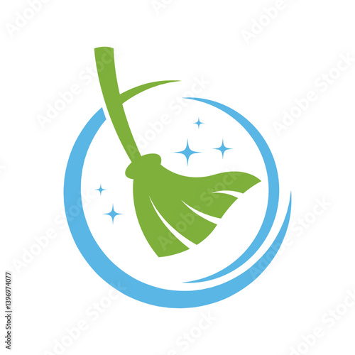 Cleaning service logo design