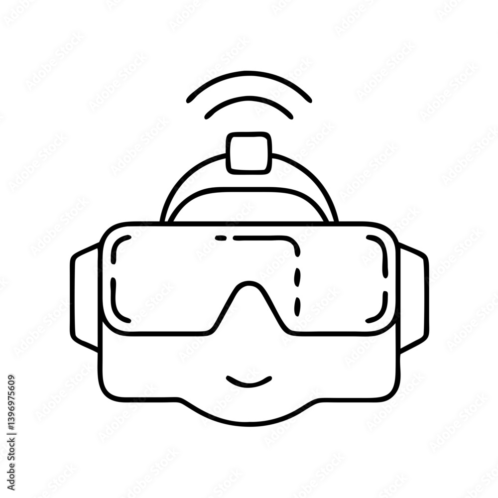 virtualrealityheadset icon, virtualrealityheadset line art - simple line art of virtualrealityheadset, perfect for virtualrealityheadset logos and icons virtualrealityheadset icon, virtualrealityheadset line art - simple line art of virtualrealityheadset, perfect for virtualrealityheadset logos and icons