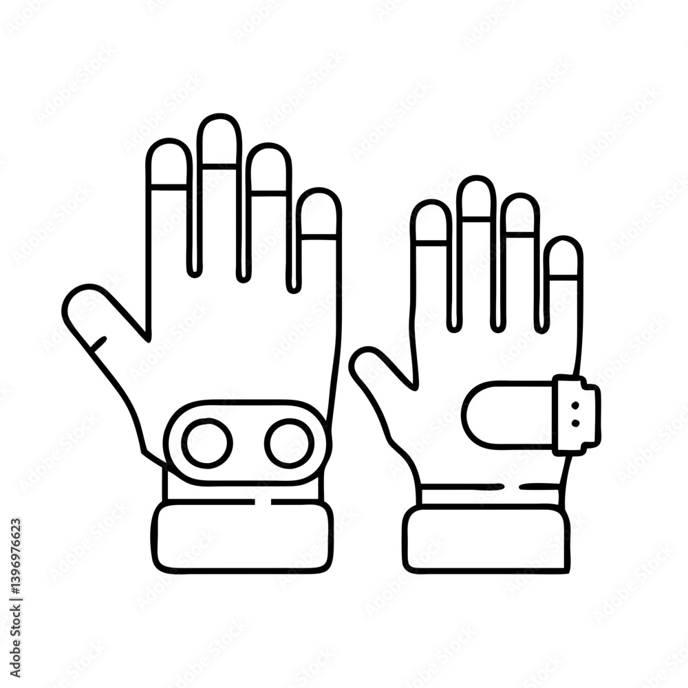 vrgloves icon, vrgloves line art - simple line art of vrgloves, perfect for vrgloves logos and icons vrgloves icon, vrgloves line art - simple line art of vrgloves, perfect for vrgloves logos and icons