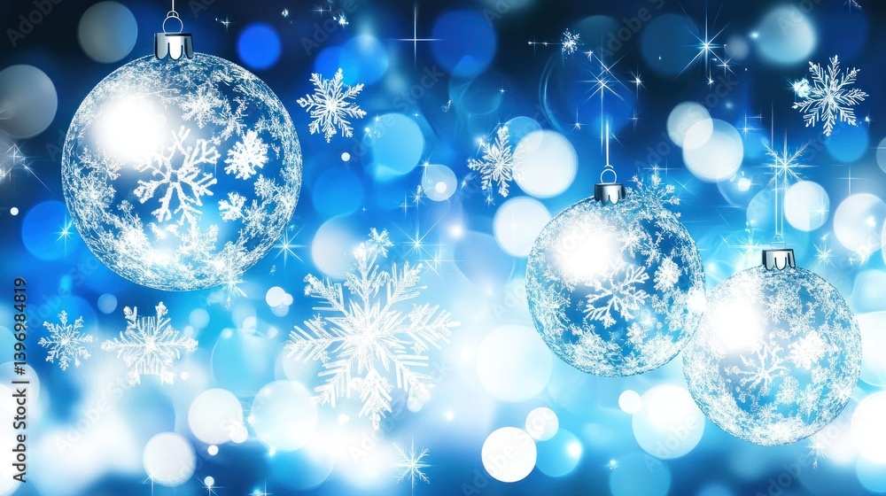 shimmering holiday spheres adorned with delicate snowflakes on a festive gradient backdrop perfect for seasonal cheer and winter enchantment shimmering holiday spheres adorned with delicate snowflakes on a festive gradient backdrop perfect for seasonal cheer and winter enchantment