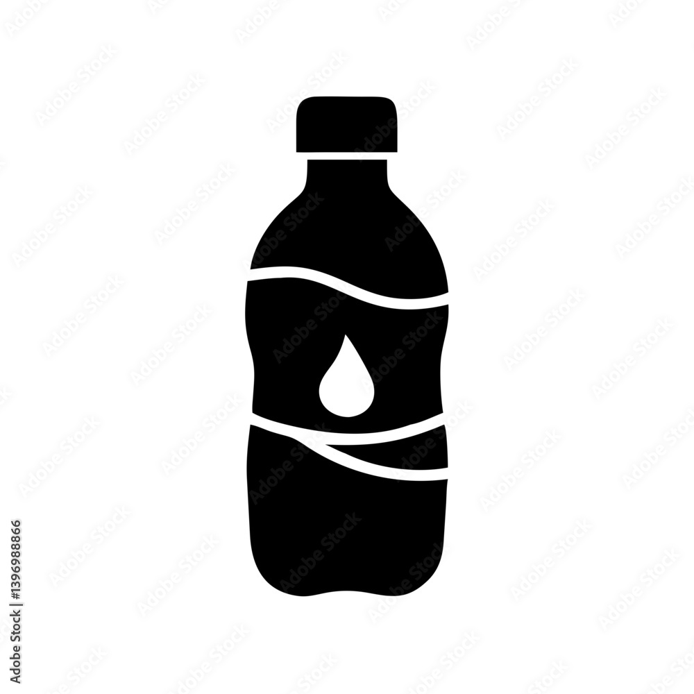 water bottle icon, water bottle silhouette vector illustration-simple silhouette illustration of water bottle, perfect for water bottle logos and icons water bottle icon, water bottle silhouette vector illustration-simple silhouette illustration of water bottle, perfect for water bottle logos and icons