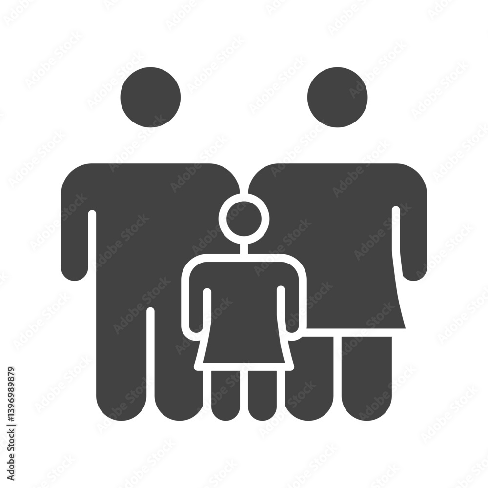 Family icon vector image. Suitable for mobile apps, web apps and print media. Family icon vector image. Suitable for mobile apps, web apps and print media.