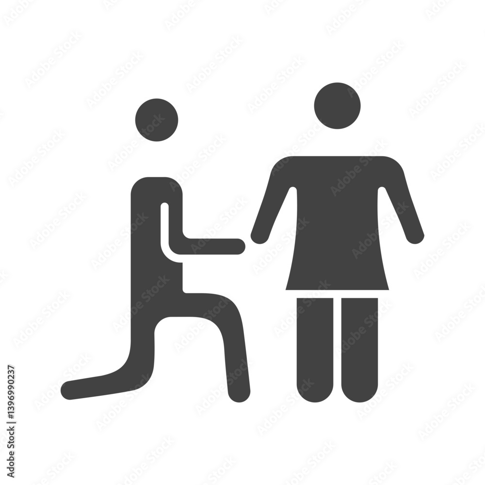 Proposing icon vector image. Suitable for mobile apps, web apps and print media. Proposing icon vector image. Suitable for mobile apps, web apps and print media.
