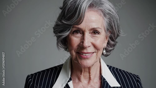 The Confident Elderly Woman