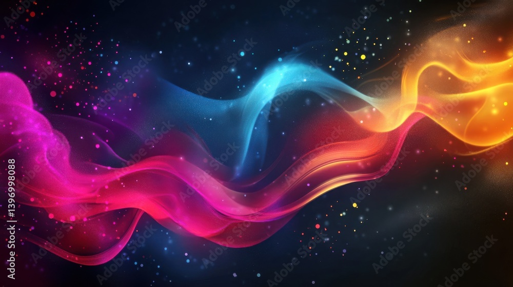 Abstract black smoke background with light effect illustration Abstract black smoke background with light effect illustration