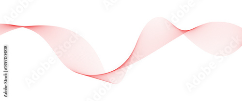 Abstract Red Line Wave Background.Elegant red abstract line wave background with smooth flow and modern style for digital and corporate use.