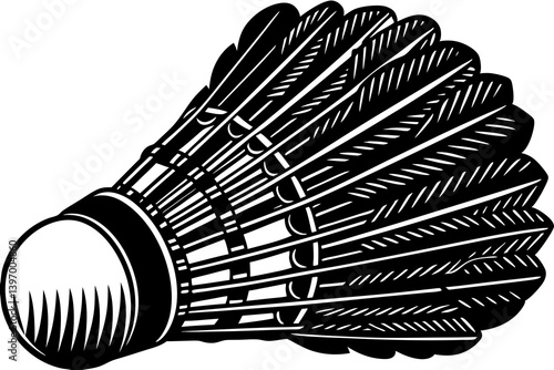 High-quality vector illustration capturing the dynamic energy of tennis and badminton, featuring rackets, shuttlecocks, balls, and players in action. Ideal for sports branding, event promotions, team 