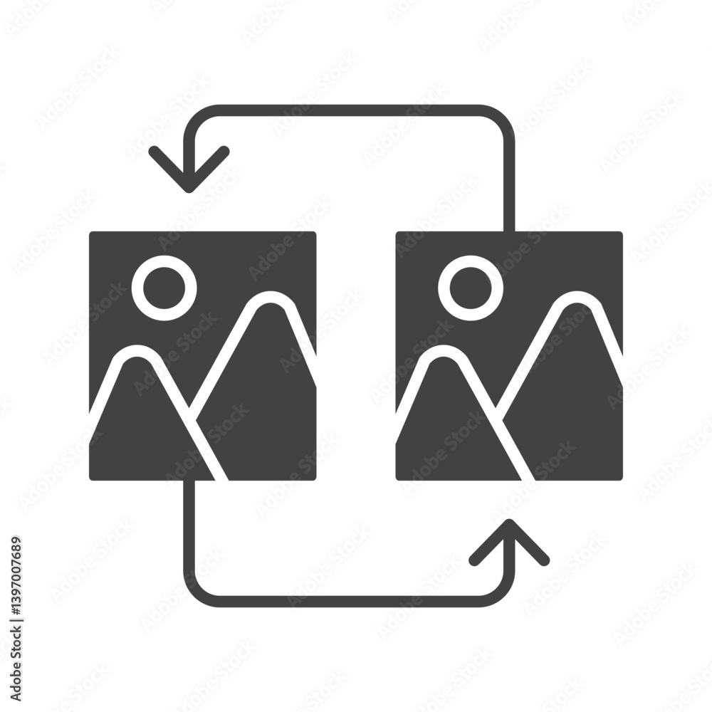 Compare icon vector image. Suitable for mobile apps, web apps and print media. Compare icon vector image. Suitable for mobile apps, web apps and print media.