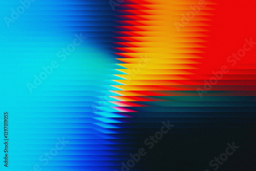 Horizontal Slatted Glass Background