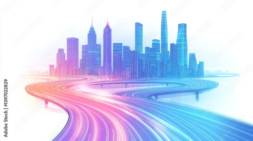 Technology-themed abstract background with ascending arrow design elements Technology-themed abstract background with ascending arrow design elements