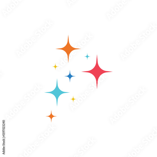 World autism awareness day with stars decoration