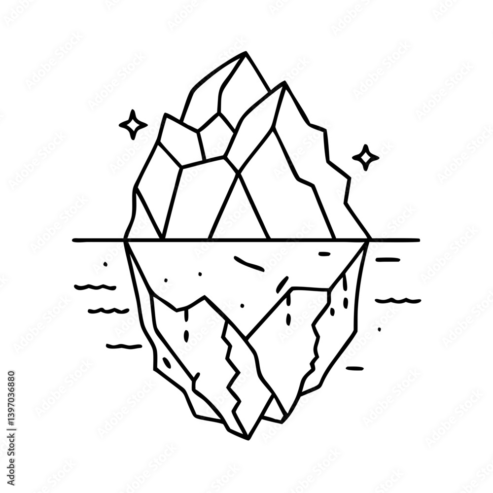 iceberg icon, iceberg vector illustration-simple illustration of iceberg, perfect for iceberg logos and icons iceberg icon, iceberg vector illustration-simple illustration of iceberg, perfect for iceberg logos and icons
