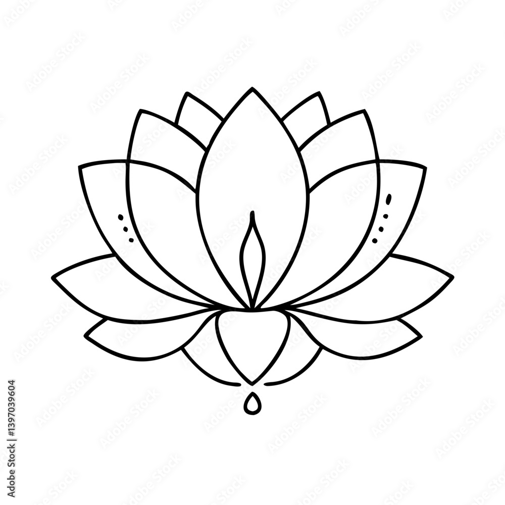 lotus flower icon, lotus flower vector illustration-simple illustration of lotus flower, perfect for lotus flower logos and icons lotus flower icon, lotus flower vector illustration-simple illustration of lotus flower, perfect for lotus flower logos and icons