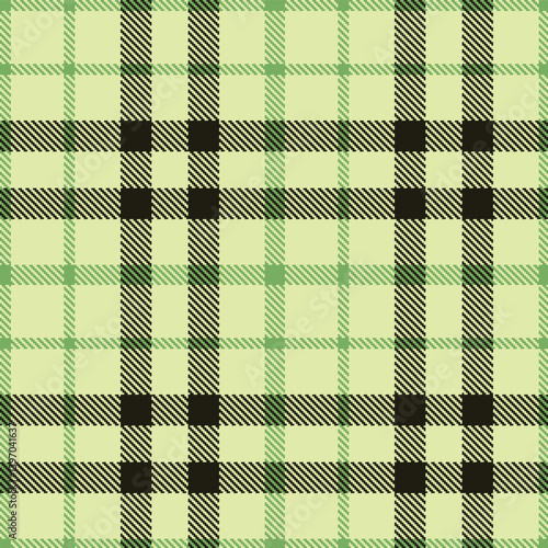 Sandy light khaki Tartan patterns fabric texture. Elegant Traditional dull green Seamless Tartan