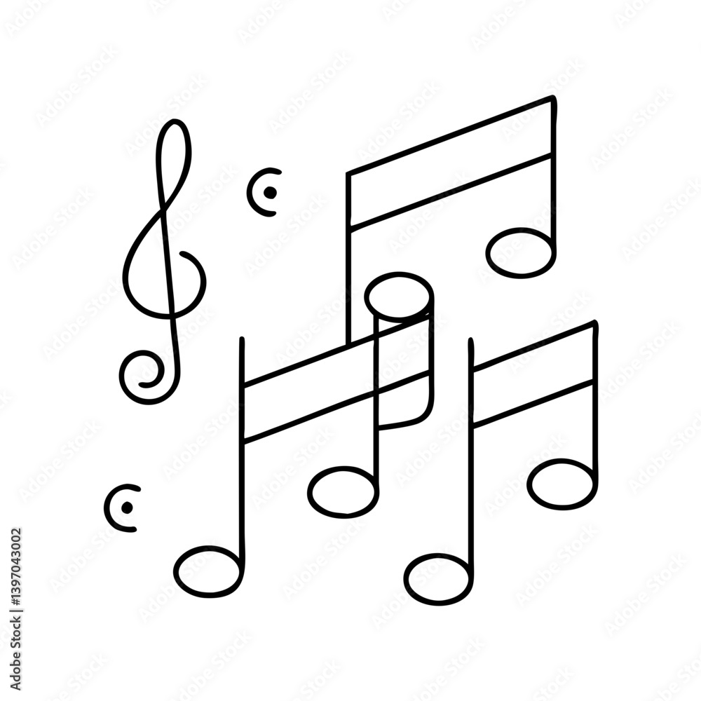 musical notes icon, musical notes vector illustration-simple illustration of musical notes, perfect for musical notes logos and icons musical notes icon, musical notes vector illustration-simple illustration of musical notes, perfect for musical notes logos and icons