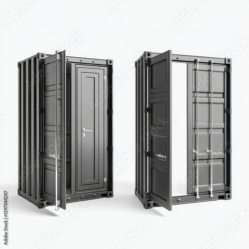Modern Shipping Container with Door Design for Versatile Usage