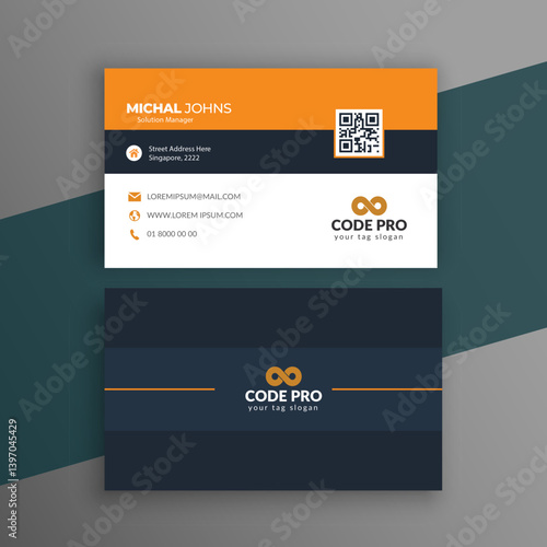 modern business card design template