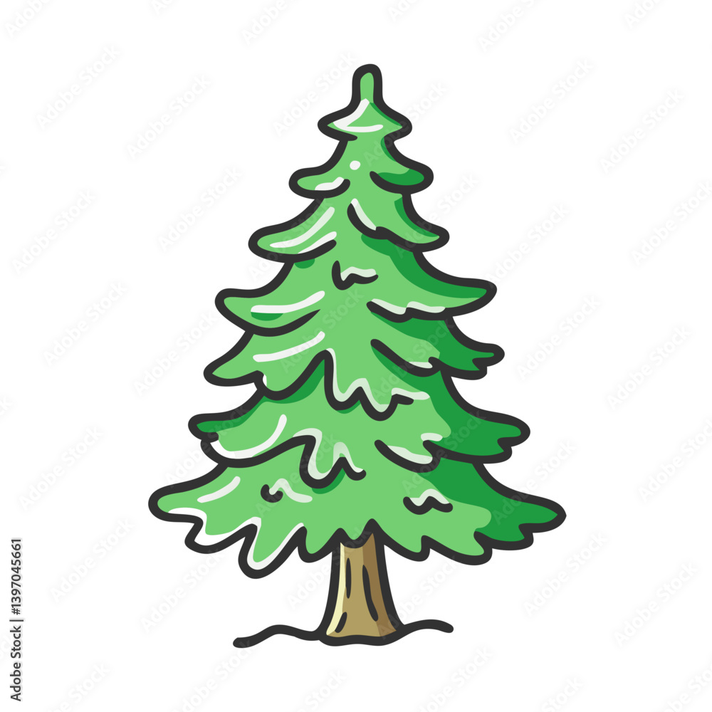 douglas fir tree icon, douglas fir tree vector illustration-simple illustration of douglas fir tree, perfect for douglas fir tree logos and icons douglas fir tree icon, douglas fir tree vector illustration-simple illustration of douglas fir tree, perfect for douglas fir tree logos and icons