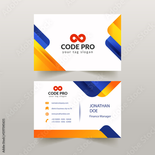business card template