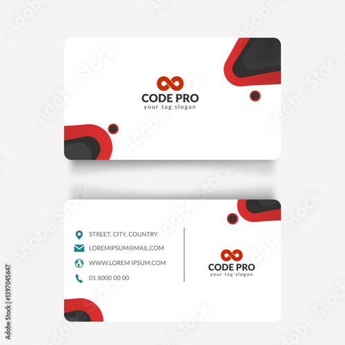 business card template