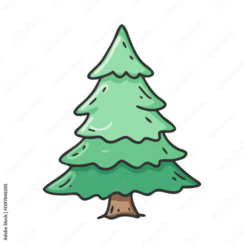 fir tree icon, fir tree vector illustration-simple illustration of fir tree, perfect for fir tree logos and icons fir tree icon, fir tree vector illustration-simple illustration of fir tree, perfect for fir tree logos and icons