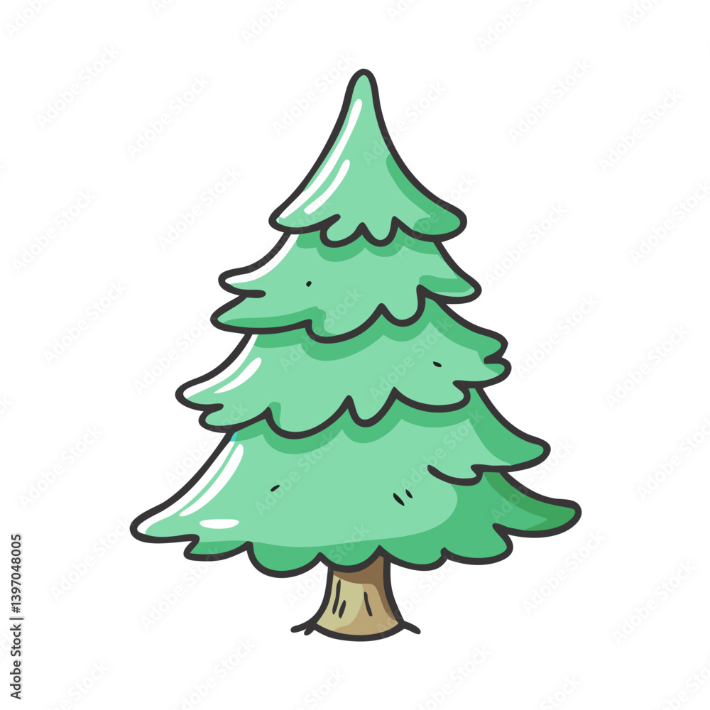 pine tree icon, pine tree vector illustration-simple illustration of pine tree, perfect for pine tree logos and icons pine tree icon, pine tree vector illustration-simple illustration of pine tree, perfect for pine tree logos and icons