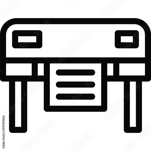 Plotter vector icon