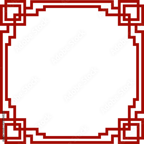 Chinese Frame Border Decoration