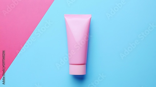 Wallpaper Mural Hydration cream tube styled cleanly with pastel colors and modern lighting Torontodigital.ca