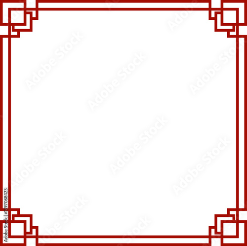 Chinese Frame Border Decoration