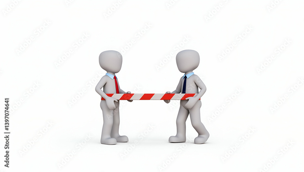 Flat Vector Illustration of Cross-Border Trade Barriers: Diplomatic Negotiations and Regulatory Challenges in Global Markets Flat Vector Illustration of Cross-Border Trade Barriers: Diplomatic Negotiations and Regulatory Challenges in Global Markets