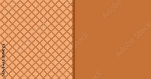 abstract chocolate vector background, wafer background texture, sweet concept for your design background