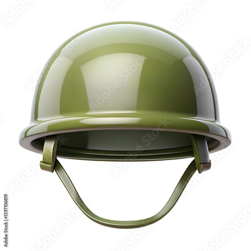 3d plastic icon - helmet