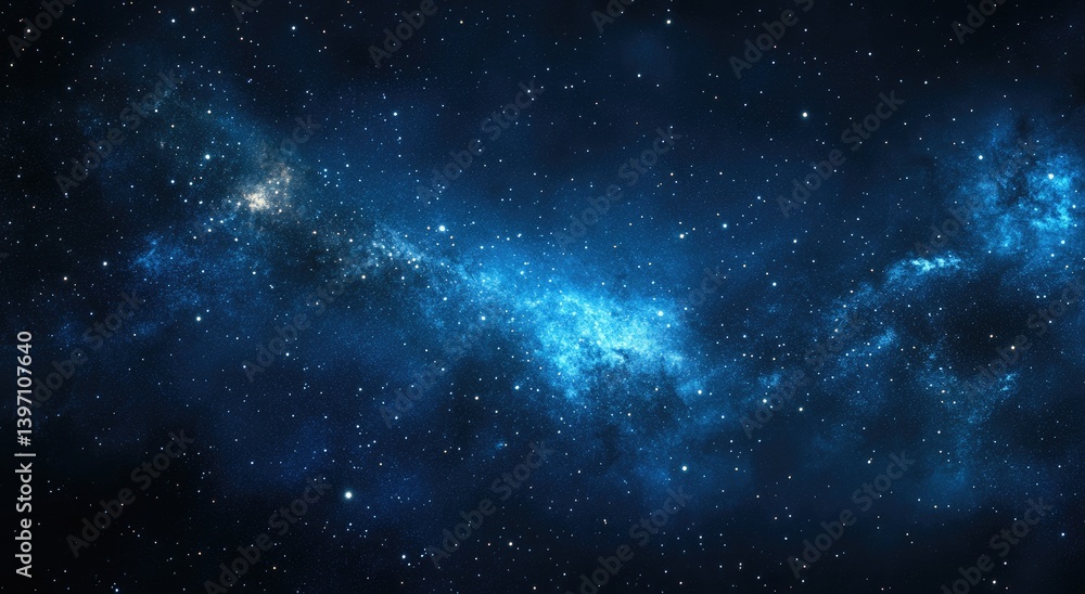 A vast expanse of a star-studded deep space nebula. A vast expanse of a star-studded deep space nebula.